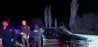 Kütahya'da otomobilin motosikletle çarpışması sonucu 2 kişi yaralandı