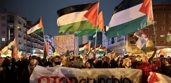 Madrid'de İsrail takımı Maccabi Tel Aviv protesto edildi