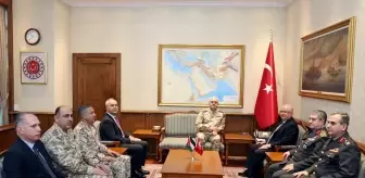 Milli Savunma Bakanı Güler, Ürdün Genelkurmay Başkanı Tümgeneral Al Hnaity'i kabul etti