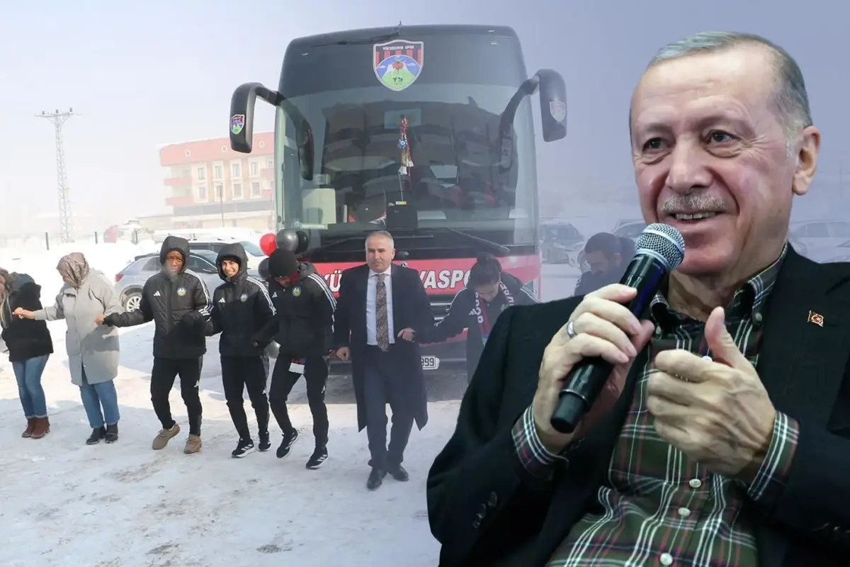 Cumhurbaşkanı Erdoğan'ın hediyesini halay çekerek kutladılar