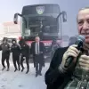 Cumhurbaşkanı Erdoğan'ın hediyesini halay çekerek kutladılar