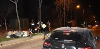 Sakarya'da otomobille çarpışan motosikletin sürücüsü yaralandı