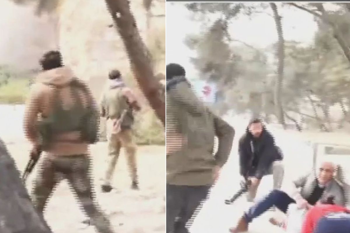 Suriye'de tansiyon çok yüksek! Canlı yayında patlama ve çatışma sesleri