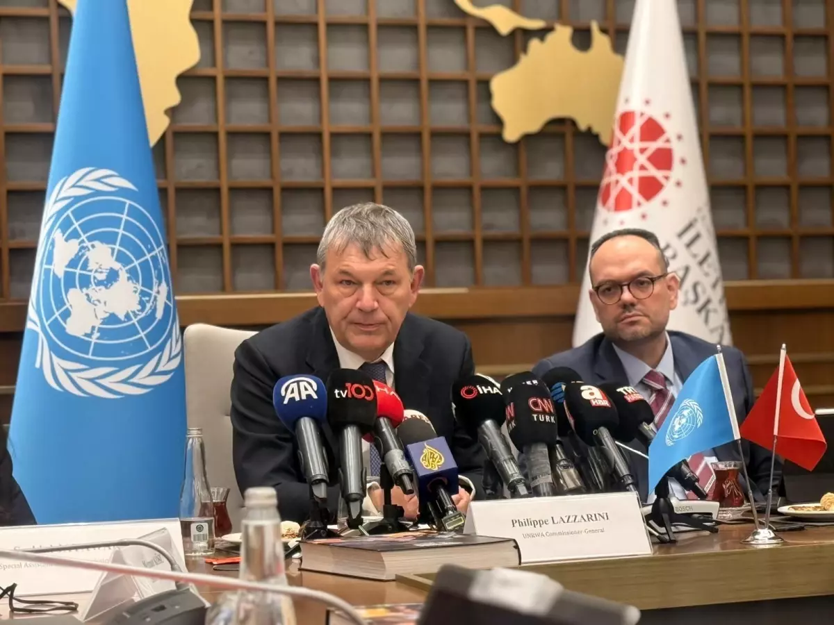 UNRWA Genel Komiseri Lazzarini Türkiye ile Anlaşma Sağladı