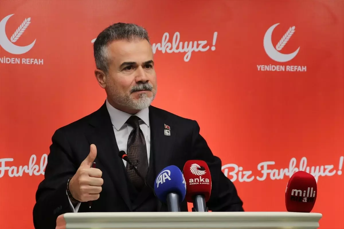 Yeniden Refah Partisi Genel Başkan Yardımcısı Kılıç, basın toplantısı düzenledi Açıklaması