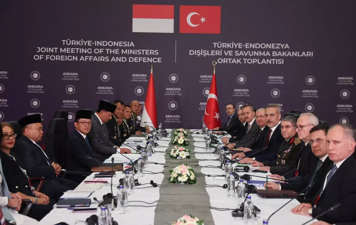 Ankara'da Türkiye-Endonezya Dışişleri ve Savunma Bakanları Toplantısı