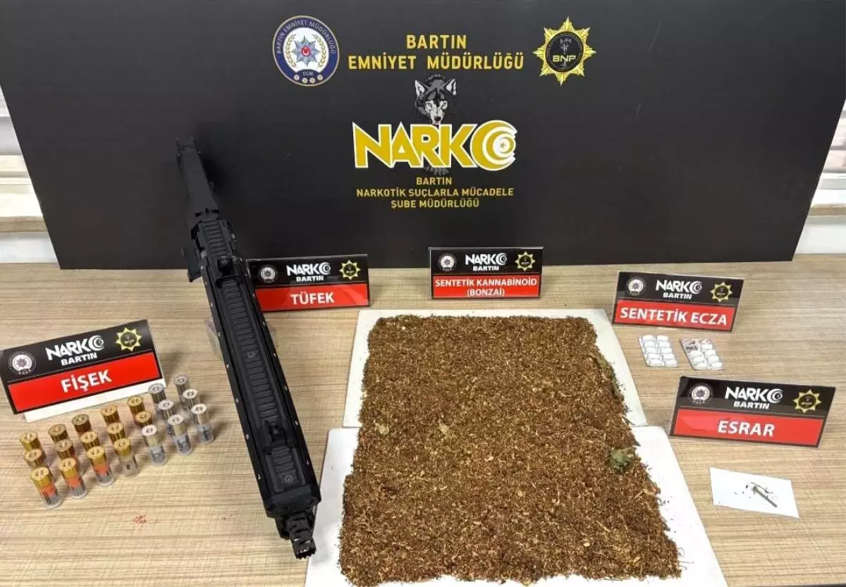 Bartın'daki uyuşturucu operasyonunda 6 tutuklama