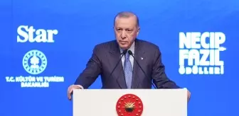 Cumhurbaşkanı Erdoğan, 12. Necip Fazıl Ödülleri Töreni'nde konuştu Açıklaması