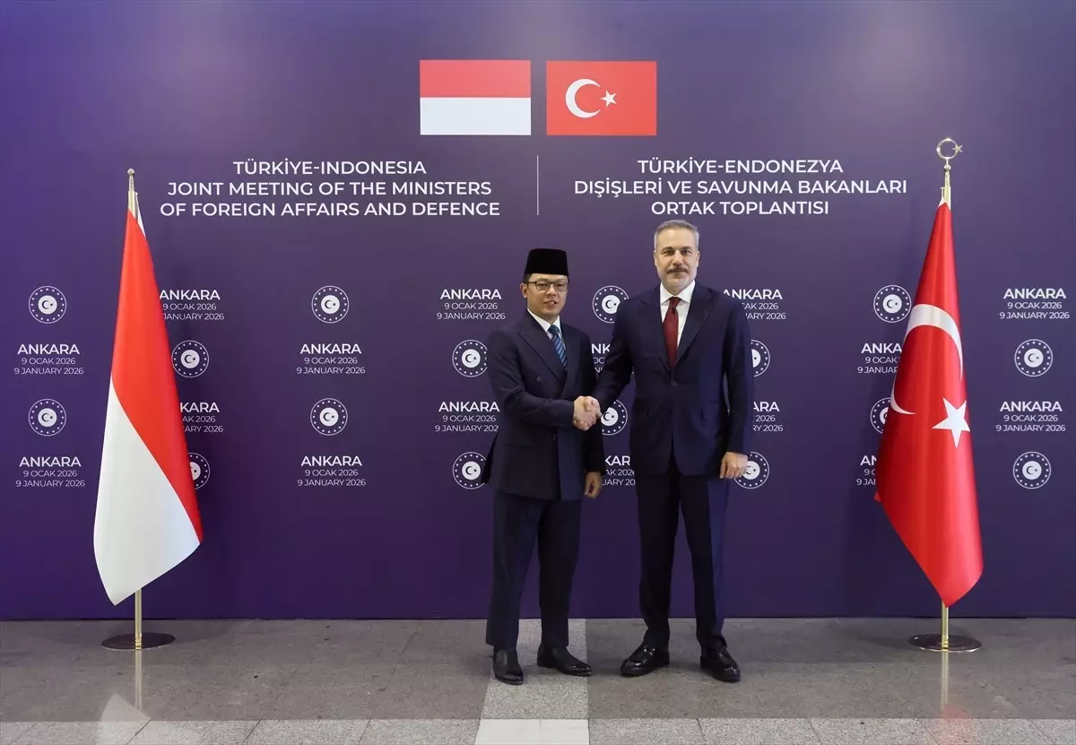 Dışişleri Bakanı Fidan, Endonezya Dışişleri Bakanı Sugiono ile Ankara'da görüştü