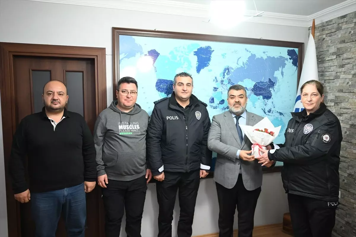 Edirne Emniyet Müdürlüğünden AA Edirne Bölge Müdürlüğüne ziyaret