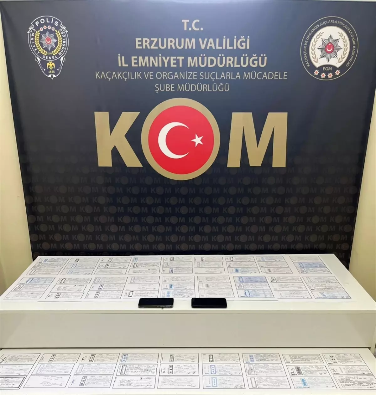 Erzurum'da tefecilik operasyonunda 2 şüpheli tutuklandı