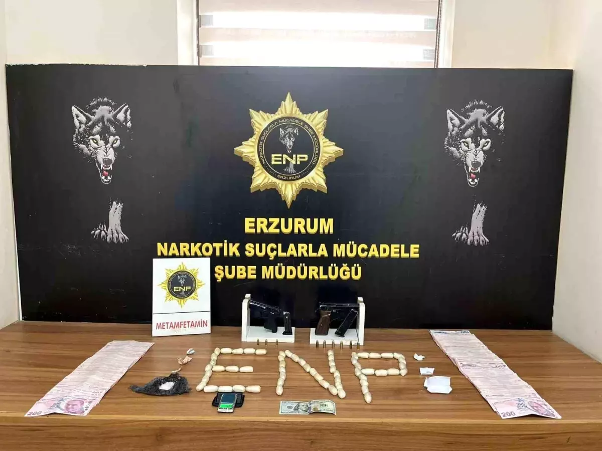Erzurum polisinden uyuşturucu ve uyuşturucu tacirlerine geçit yok