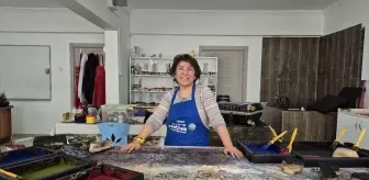 Geleneksel el yazması baskısını öğrenmek için Ankara'dan Tokat'taki kursa geldi