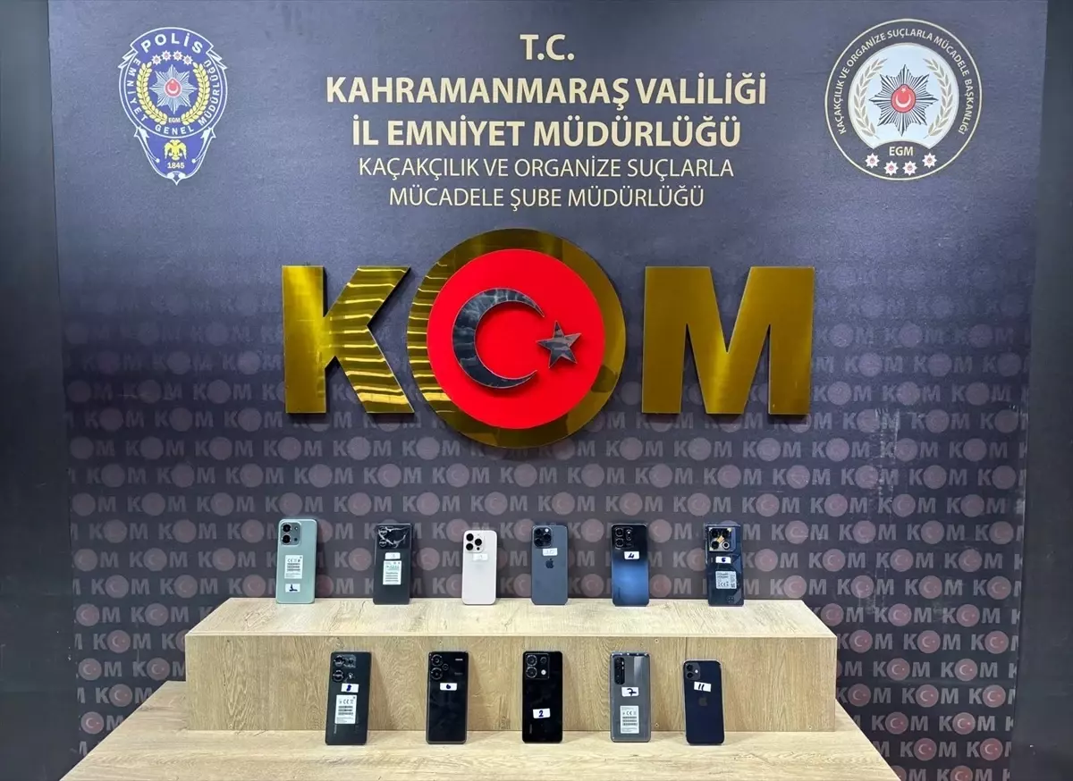 Kahramanmaraş'ta kaçakçılık operasyonunda 3 şüpheli yakalandı