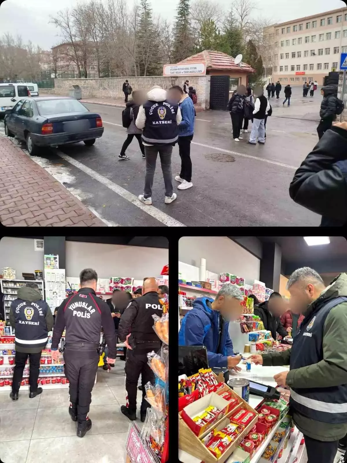 Kayseri'de okul çevresinde 642 şahıs sorgulandı