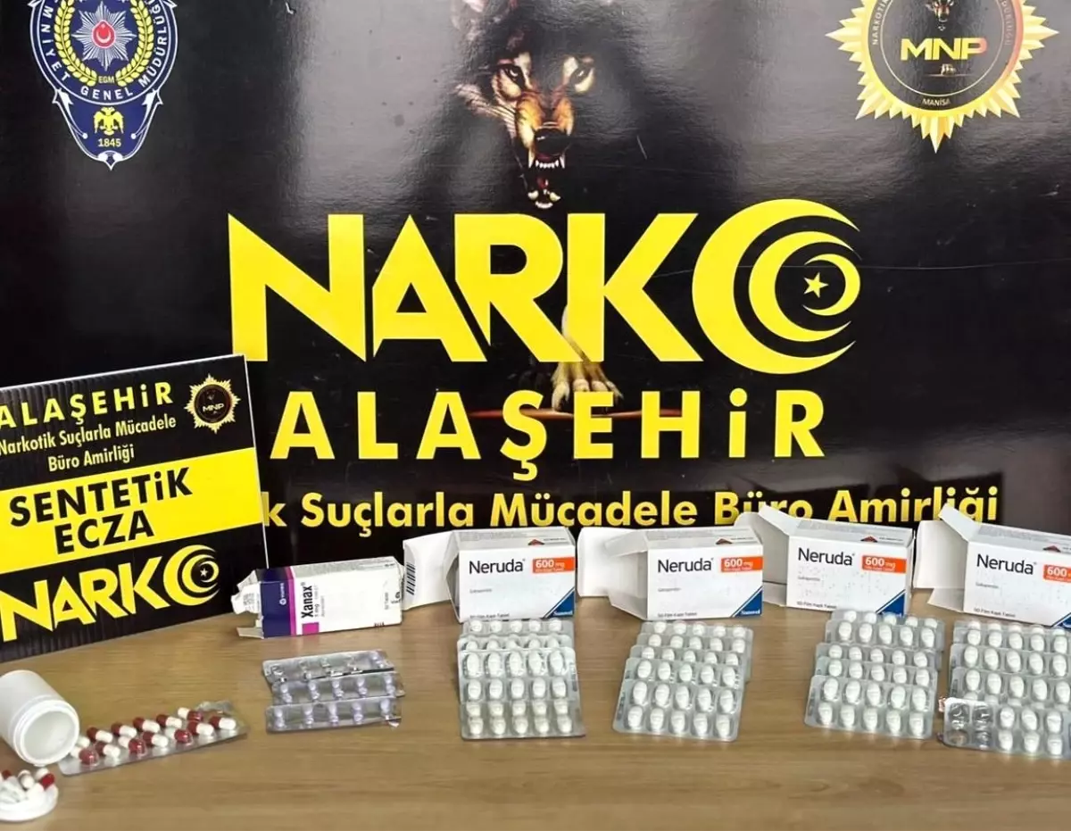 Manisa'da narkotik operasyonunda 5 tutuklama