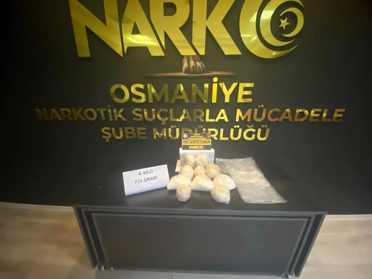 Osmaniye'de otobüs bagajından uyuşturucu çıktı: 1 tutuklama