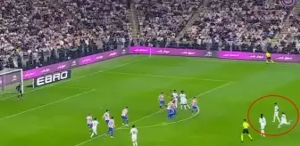 Real Madrid'in yıldızından Atletico Madrid ağlarına 30 metreden füze