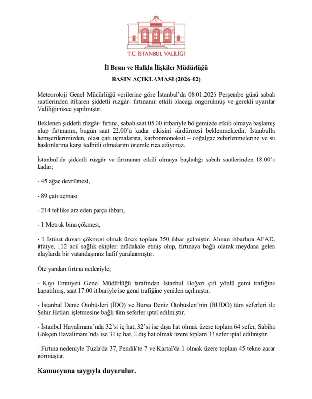 Rüzgar - fırtına nedeniyle İstanbul'da okullar tatil oldu mu? Rüzgar - fırtına nedeniyle İstanbul'da okullar tatil oldu mu?