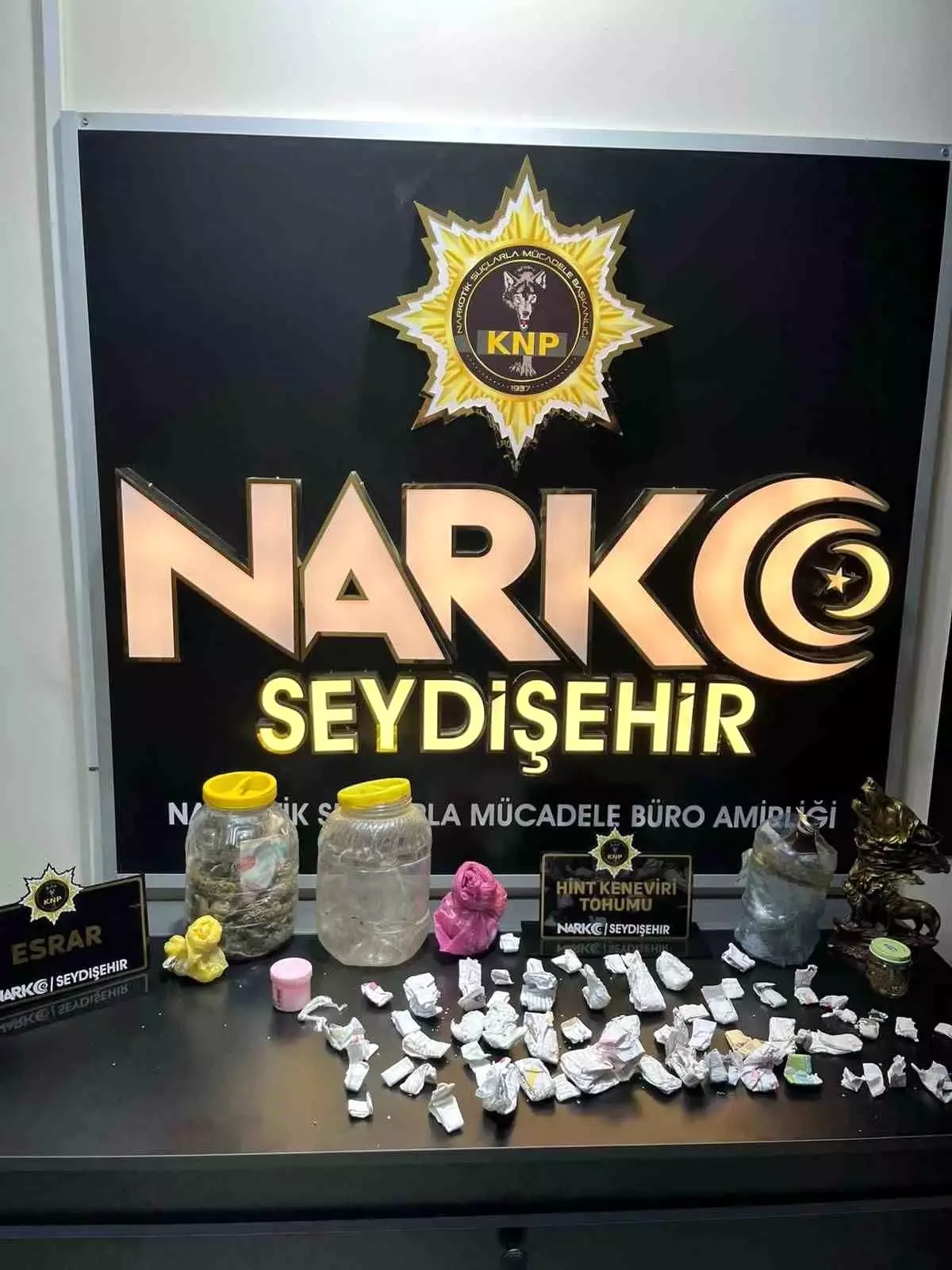 Seydişehir'de uyuşturucu operasyonu