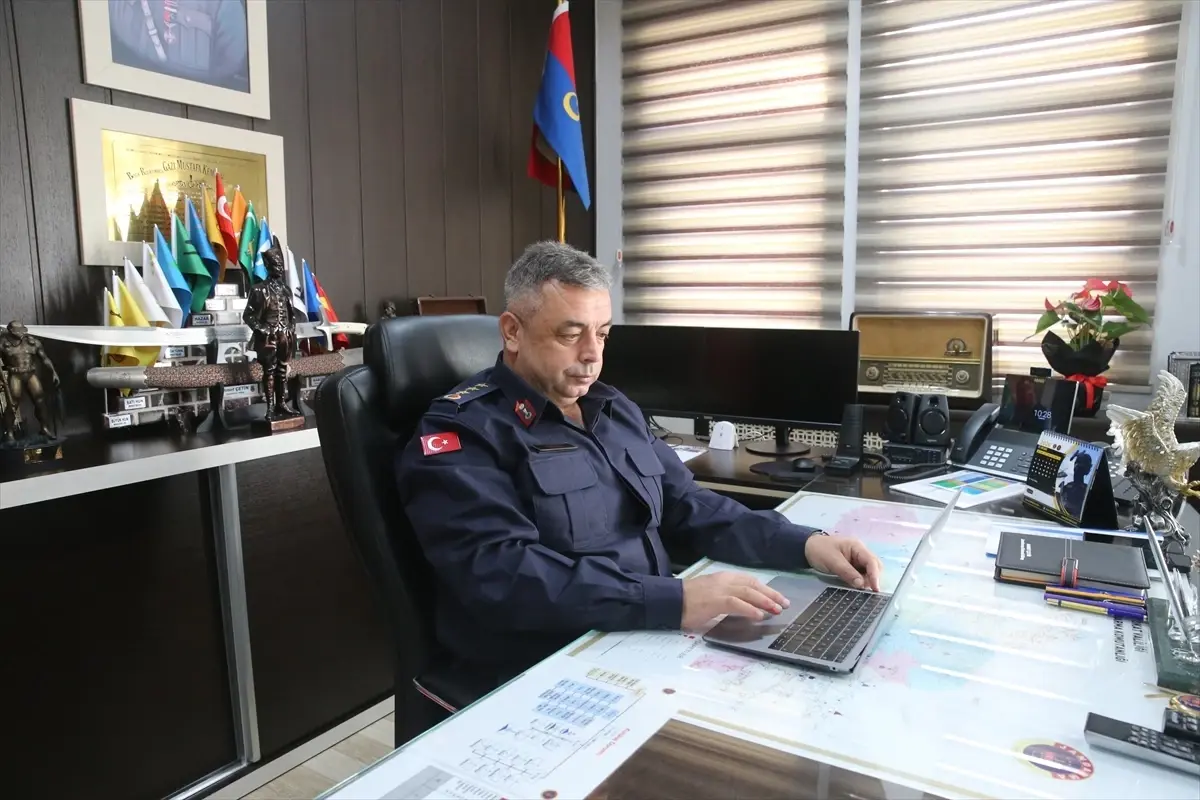 Tokat İl Jandarma Komutanı Çetin, AA'nın "Yılın Kareleri" oylamasına katıldı