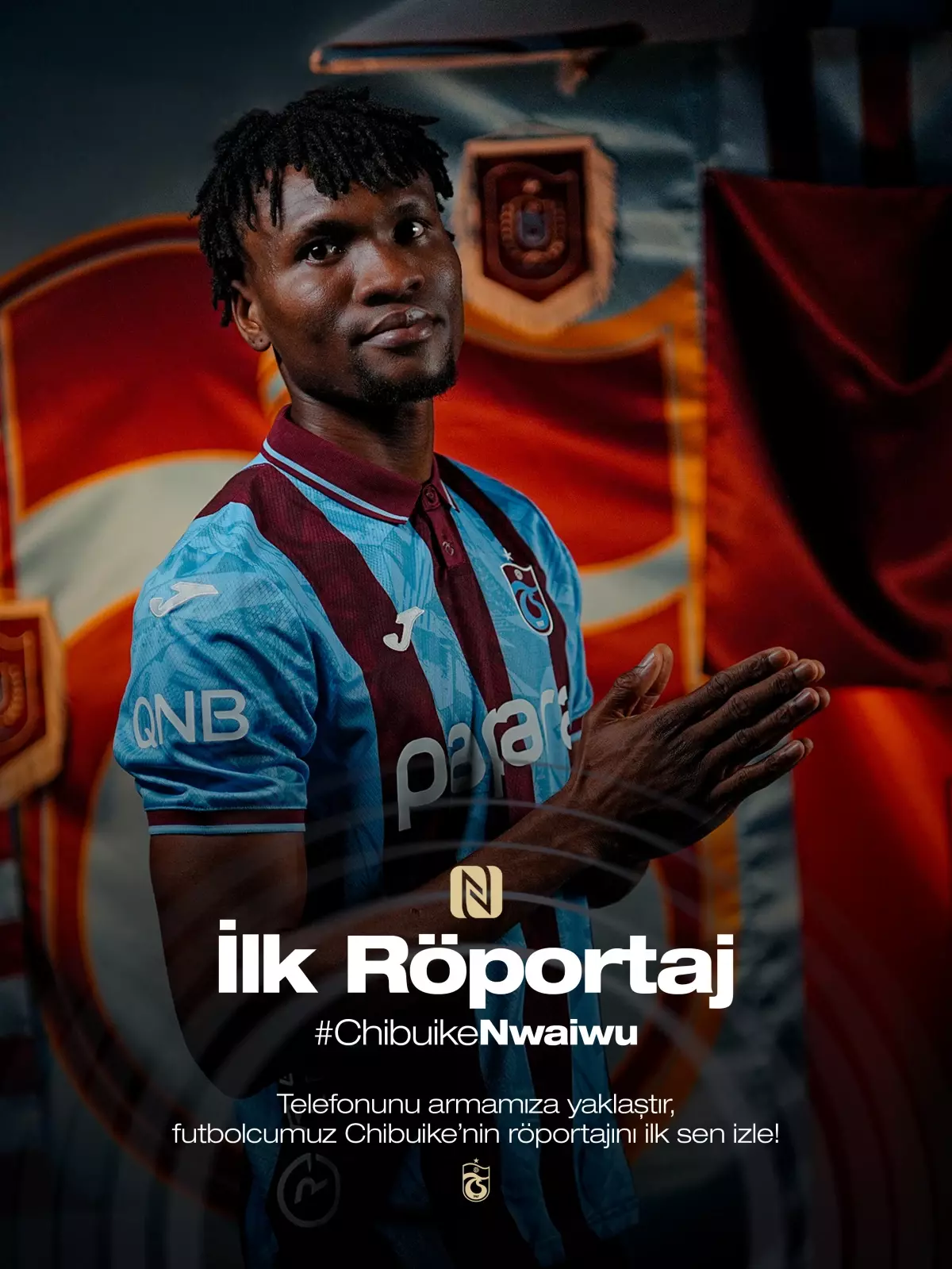 Trabzonspor'un yeni transferi Nwaiwu: 'Burada olmaktan çok mutluyum'