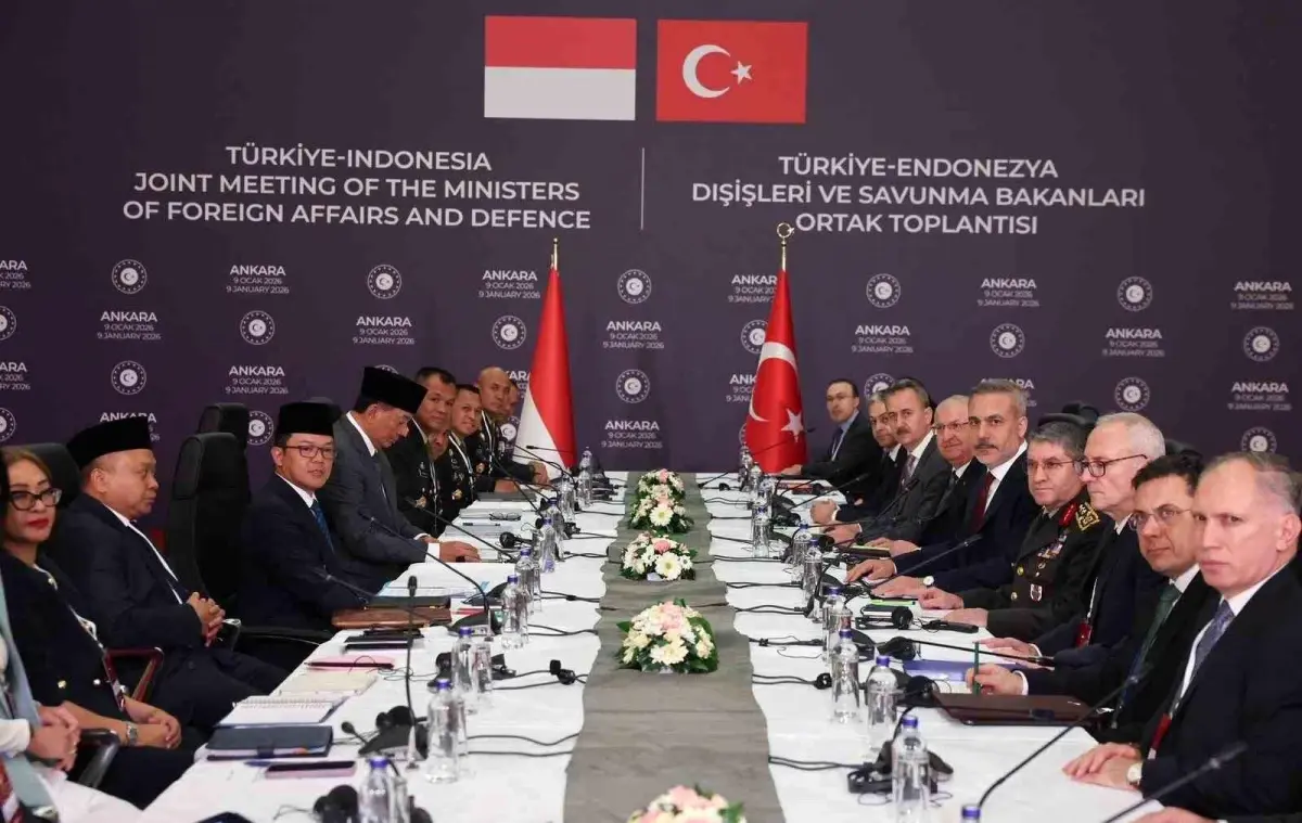 Türkiye-Endonezya Dışişleri ve Savunma Bakanları Ortak Toplantısı Ankara'da başladı