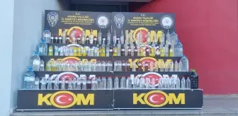 Adana'da sahte içki operasyonunda 6 şüpheli yakalandı