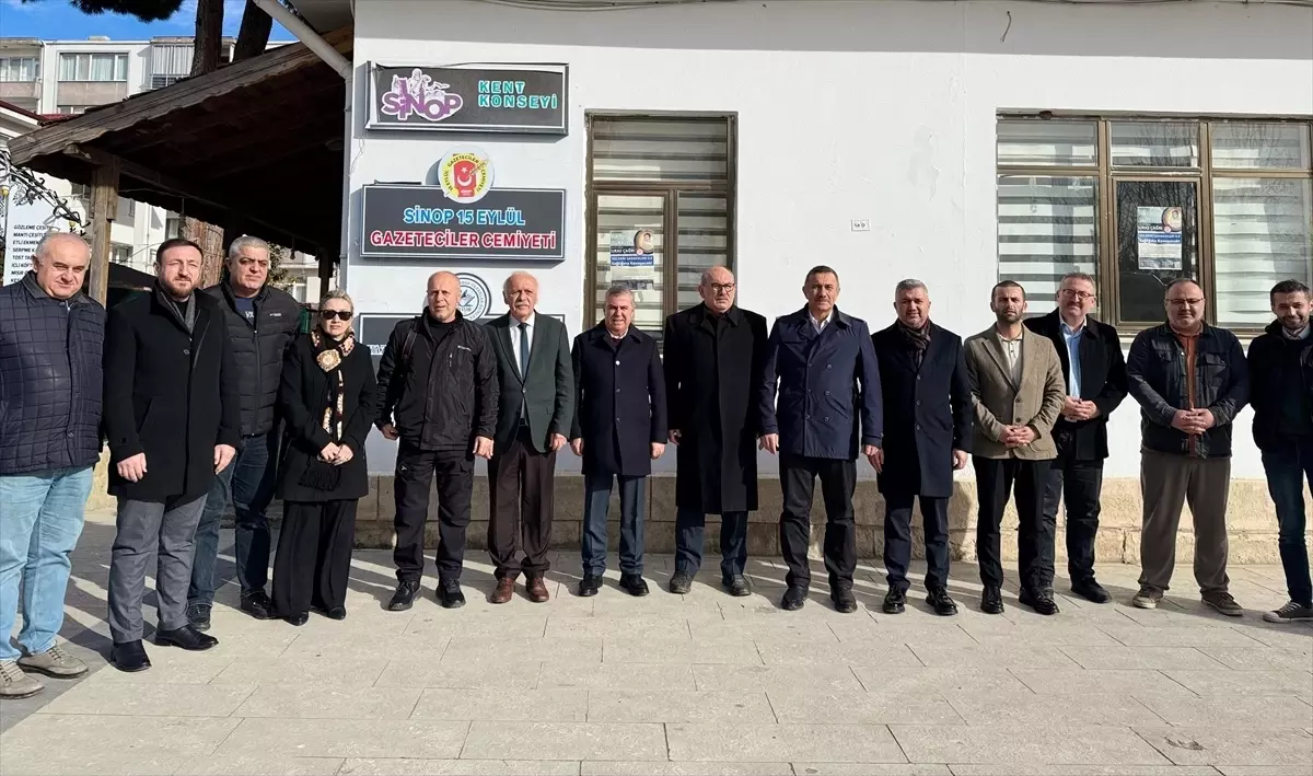 AK Parti Sinop Milletvekili Maviş'ten basın mensuplarına ziyaret