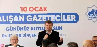 Aksaray Belediye Başkanı Evren Dinçer, gazetecilerle bir araya geldi