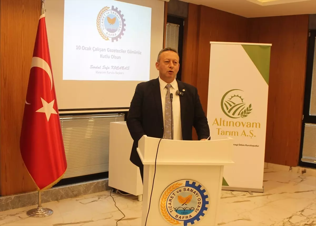 Bafra TSO Yönetim Kurulu Başkanı Kocabaş çalışmaları hakkında bilgi verdi