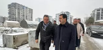 Battalgazi'de karla mücadele çalışmaları sürüyor