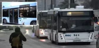 Halep'te köşeye sıkışan YPG'liler kentten otobüslerle gönderildi