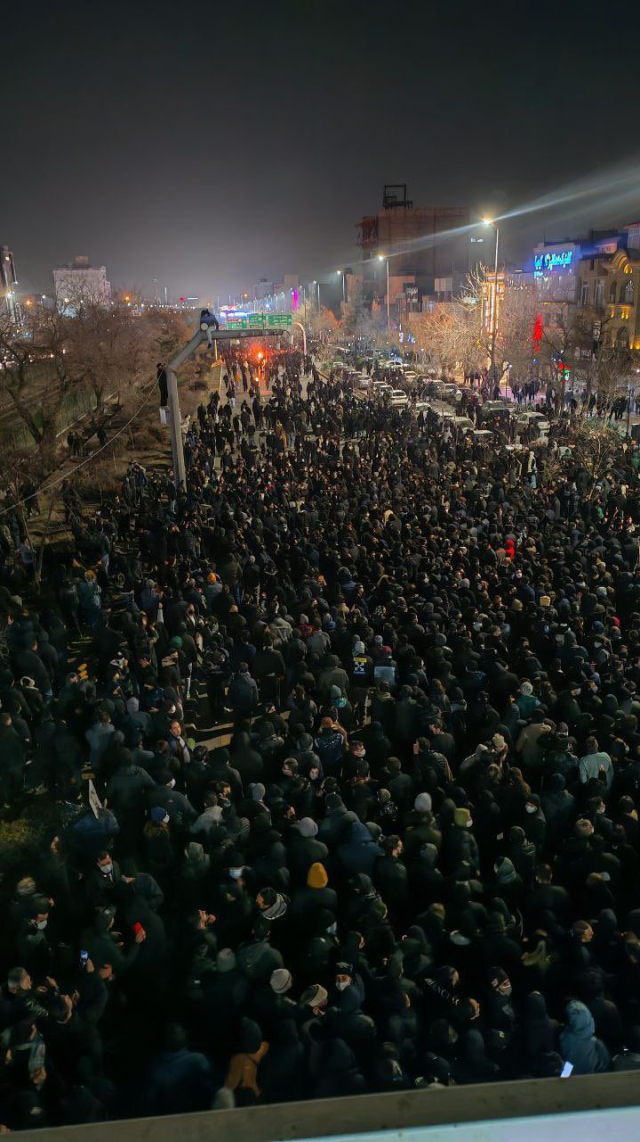 Khamenei's words fueled the fire, the streets echo the same slogan