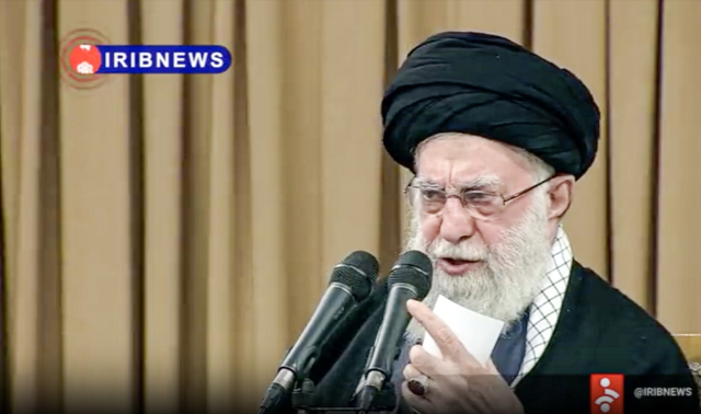 Khamenei's words fueled the fire, the streets echo the same slogan