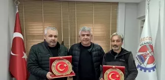 Havza TSO'dan gazetecilere plaket