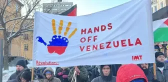 İsveç'te ABD'nin Venezuela'ya askeri müdahalesi ve İsrail'in Gazze'ye saldırıları protesto edildi
