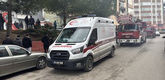 Karabük'te apartmanda çıkan yangında mahsur kalan 8 kişi kurtarıldı