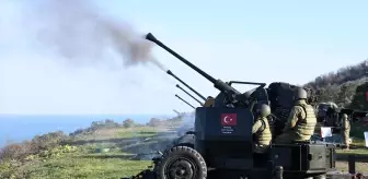 Karadeniz'de eğitim amaçlı hava savunma atışları yapıldı