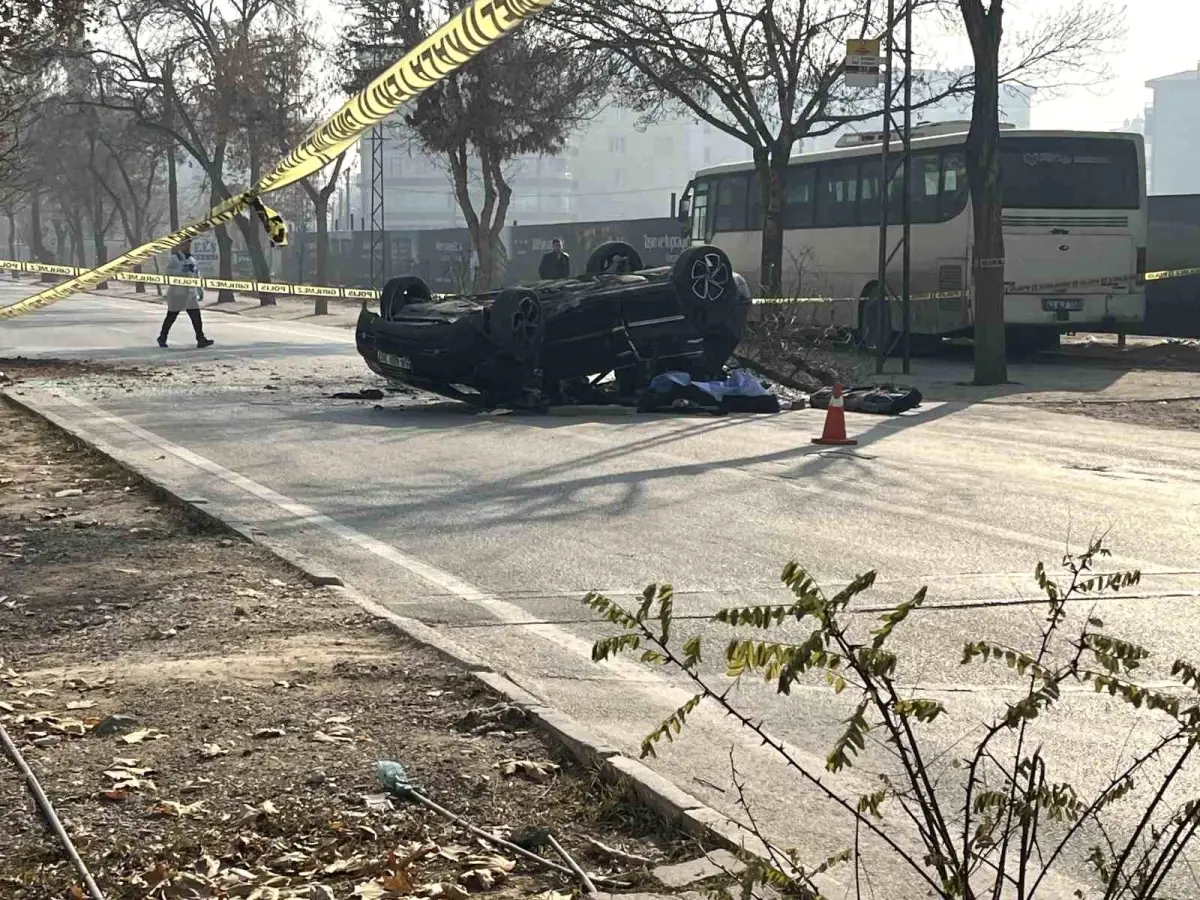 Konya'da aralık ayında polis bölgesindeki bin 442 kazada 4 kişi öldü