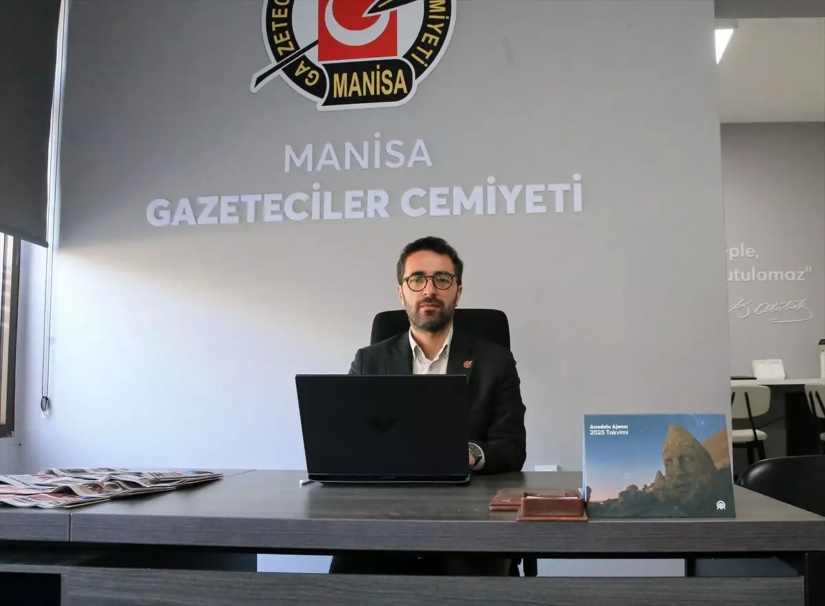 Manisa Gazeteciler Cemiyeti Başkanı Aydın, AA'nın "Yılın Kareleri" oylamasına katıldı