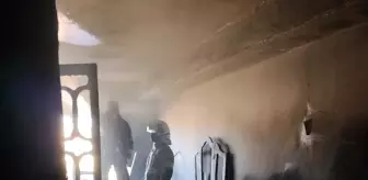 Mardin'de evde çıkan yangın söndürüldü