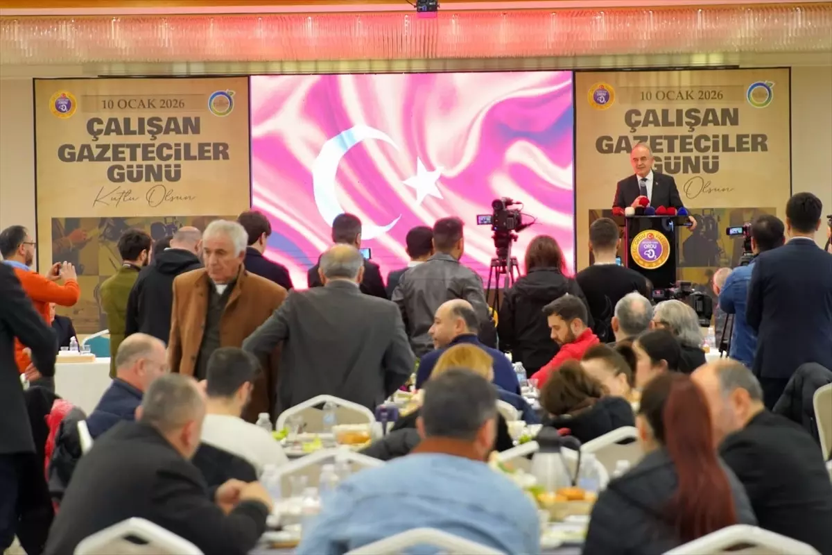 Ordu'da 10 Ocak Çalışan Gazeteciler Günü kutlandı