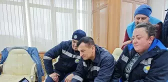 Yakakent Belediyesi işçileri AA'nın 'Yılın Kareleri' oylamasına katıldı