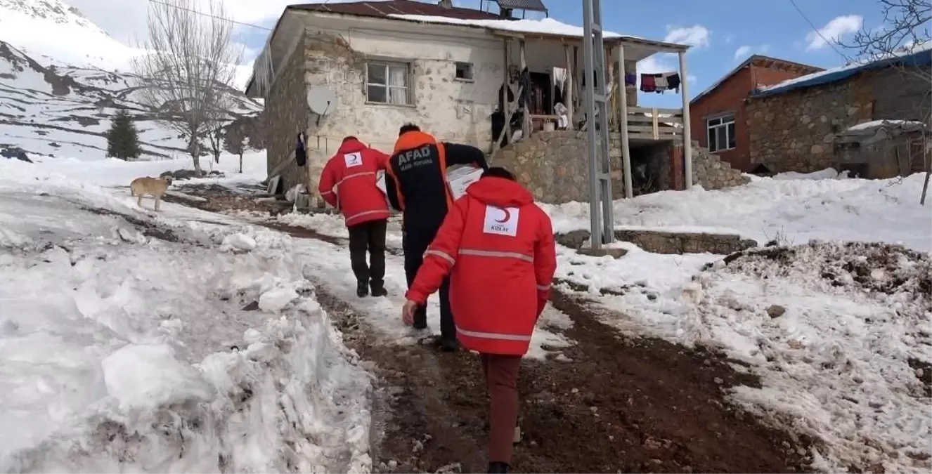Zorlu kış şartlarında ihtiyaç sahiplerine destek