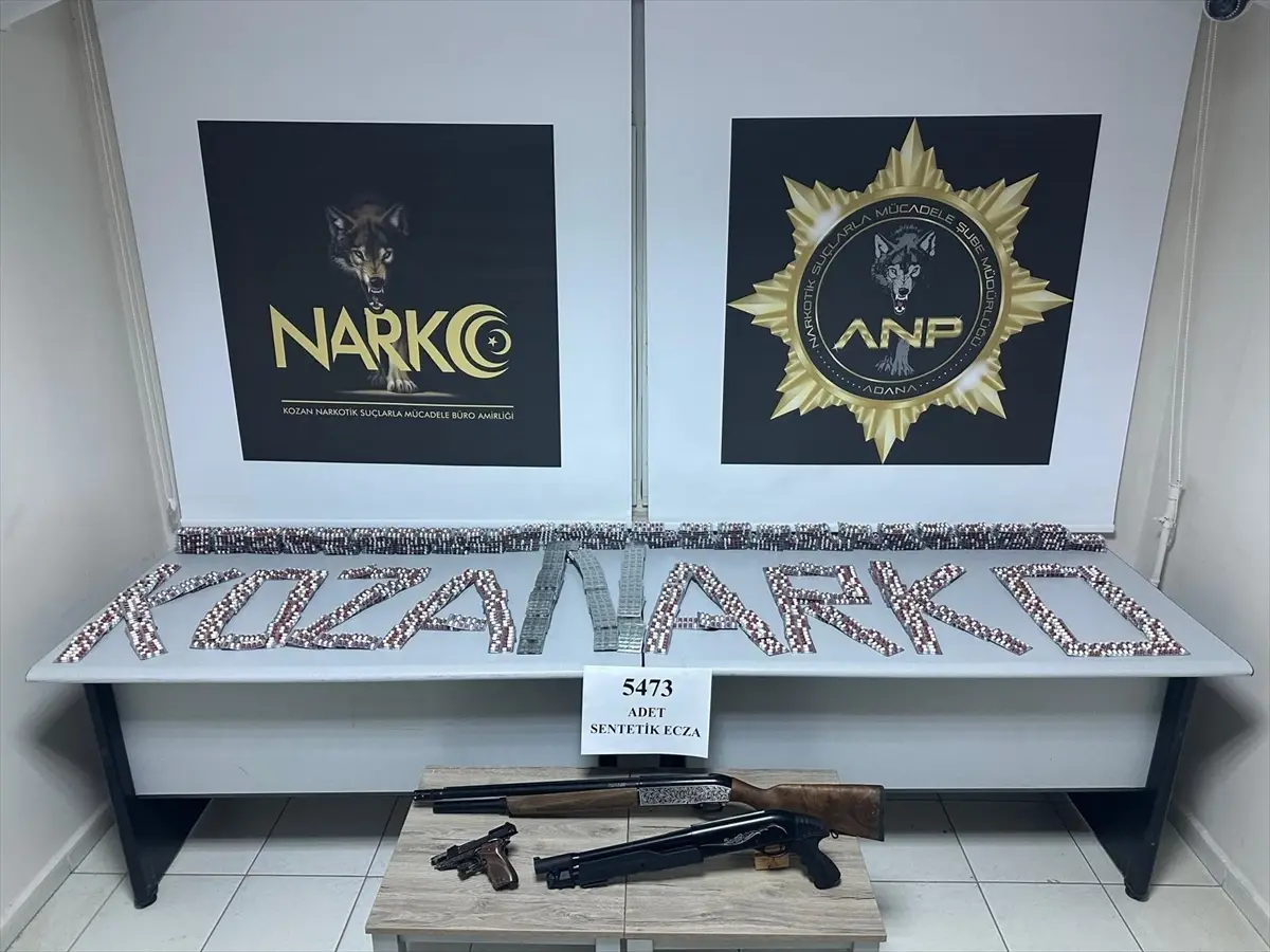 Adana'da uyuşturucu operasyonunda yakalanan zanlı tutuklandı