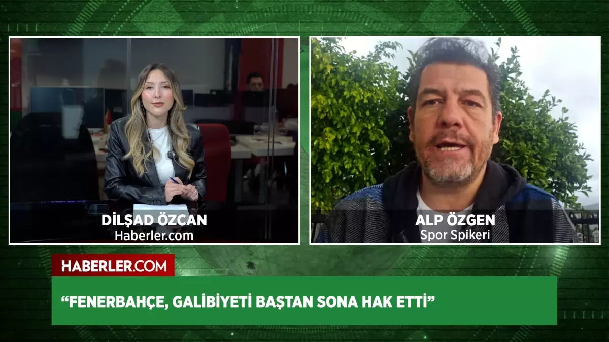 Alp Özgen: Tedesco'nun planı tuttu, Fenerbahçe Süper Kupa'yı hak ederek kazandı