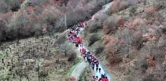 Bozüyük'te '18. Geleneksel Metristepe Zafer ve Şehitleri Anma Yürüyüşü' yapıldı