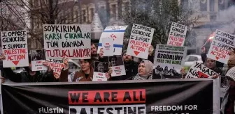 Filistin Davaları İnisiyatifinden 'Palestine Action' grubu aktivistlerine destek