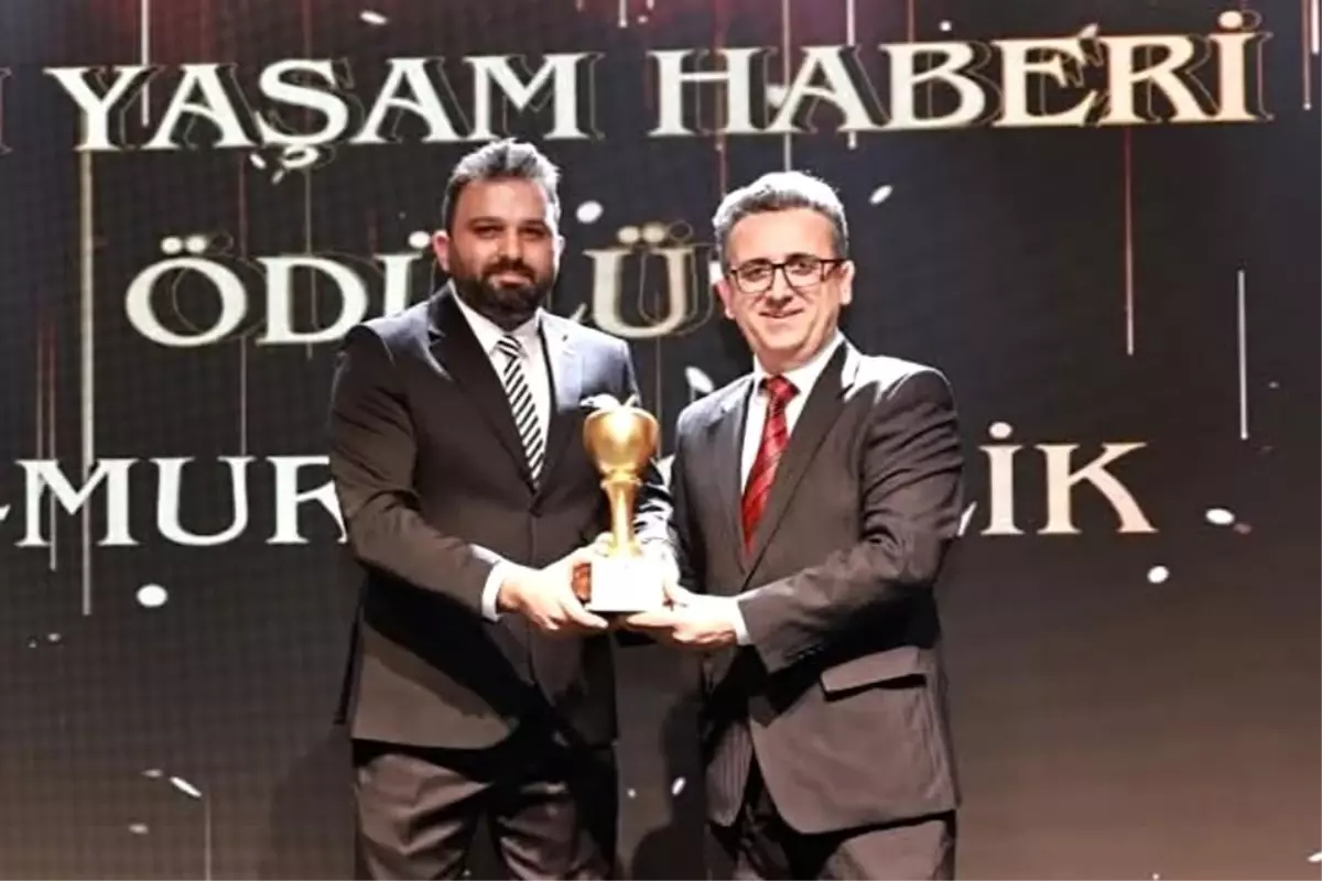 İHA muhabiri Murat Çelik'e "yılın yaşam haberi" ödülü